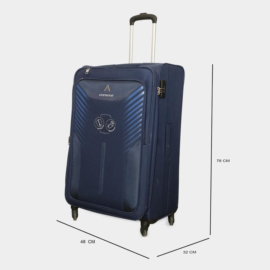 4-Wheel Polyester Soft Case Trolley, Large, , large image number null