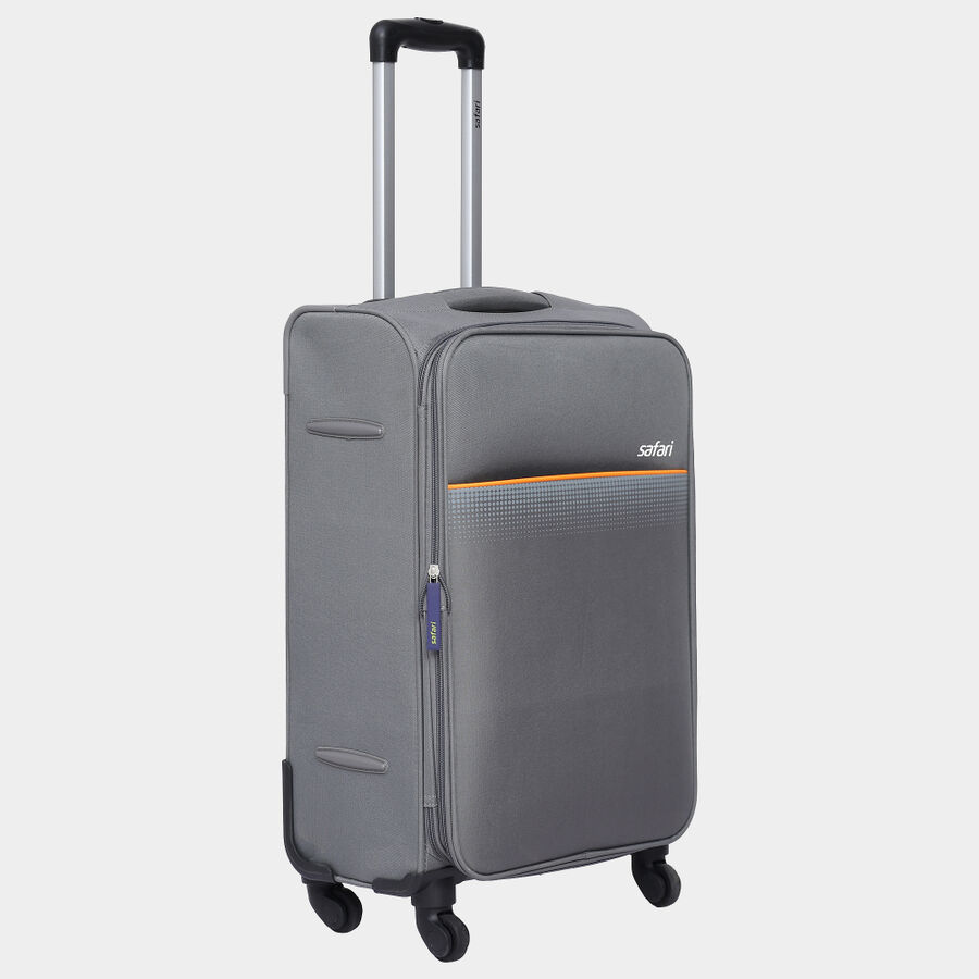 8 Wheels Dark Grey Polyester Trolley, , large image number null