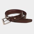 Men's Brown Polyurethane Formal Belt, , small image number null