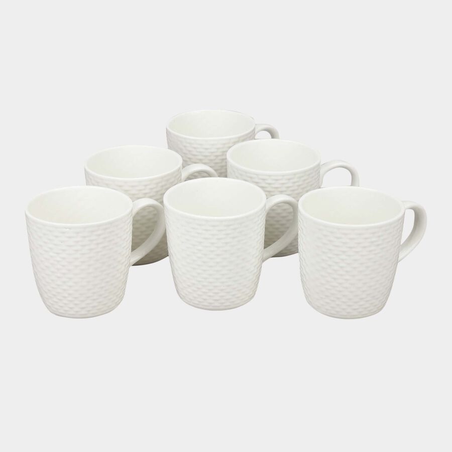 200 ml Bone China Mug Set of 6, , large image number null