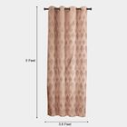 5ft. Living Room Rich Copper Brown Embossed Eyelet Curtains, , small image number null