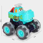 kid's Friction Powered Bull Monster Truck Toy, , small