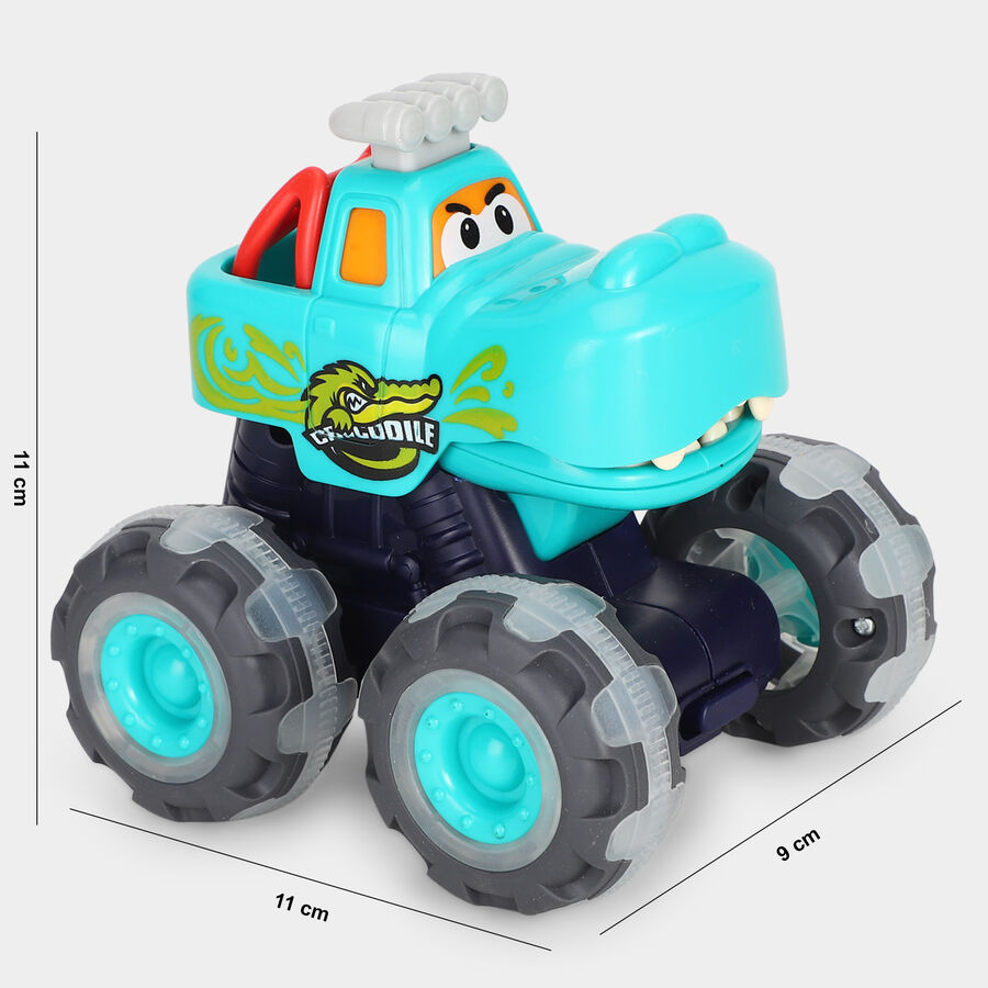 kid's Friction Powered Bull Monster Truck Toy, , large
