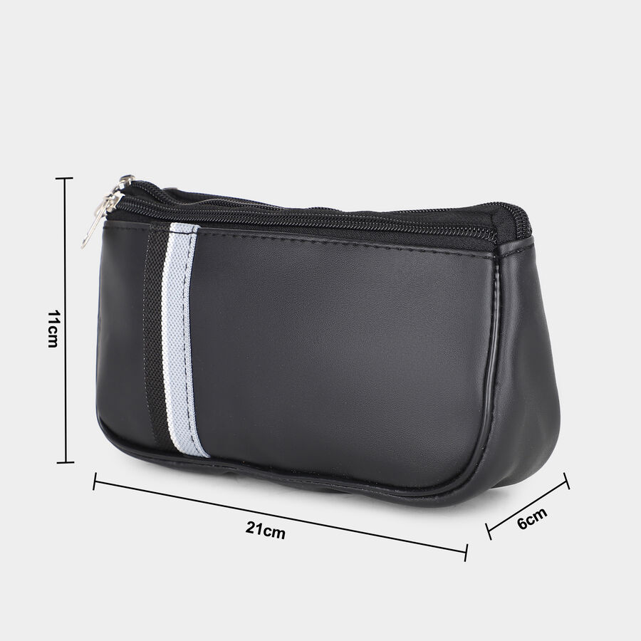 Black PU Utility Bag , , large