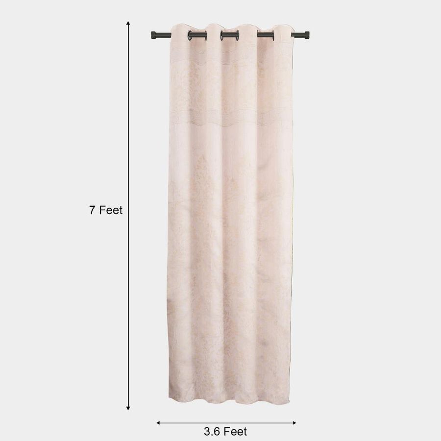 7ft. Cream Microfiber Door Curtain, , large image number null