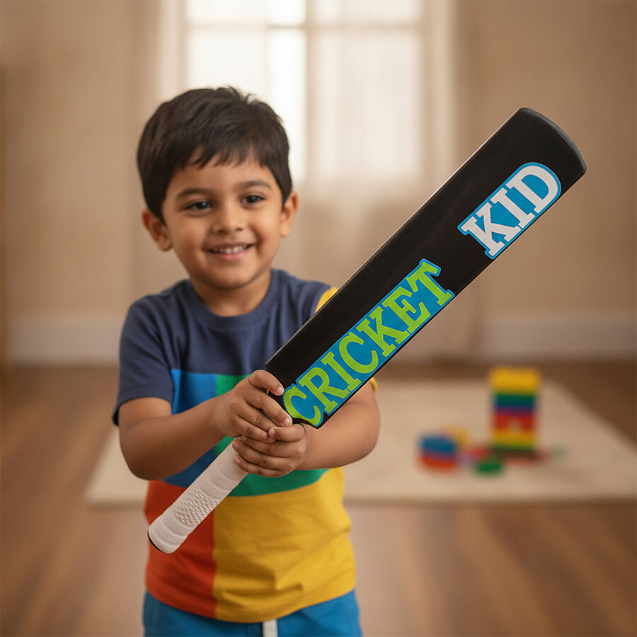 Kid's Plastic Cricket Bat, , large