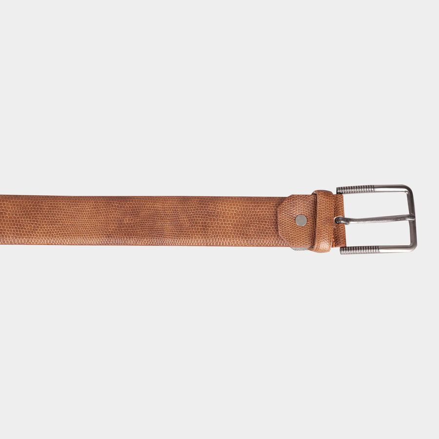 Men's Tan Polyurethane Casual Belt, , large image number null