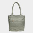 Women's Olive Green Polyurethane Tote Bag, , small image number null