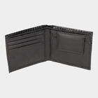 Men's Black Polyurethane Wallet, , small