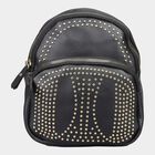 Kid's Black Polyurethane Bag, , small image number null