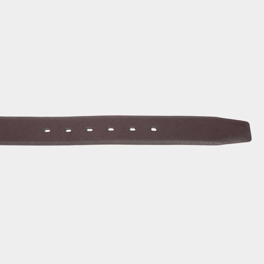 Men's Brown Polyurethane Casual Belt, , large