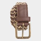 Men's Brown Canvas Casual Belt, , small image number null