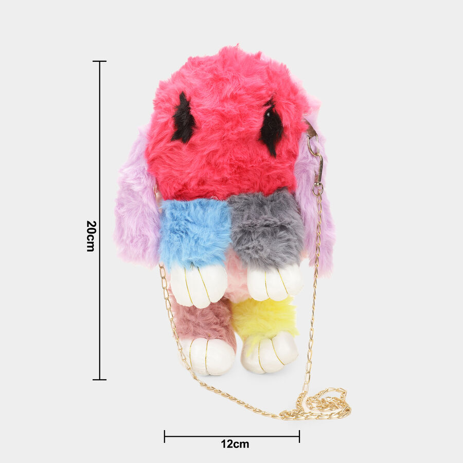Multicolour Kid's Fur Bag, , large image number null