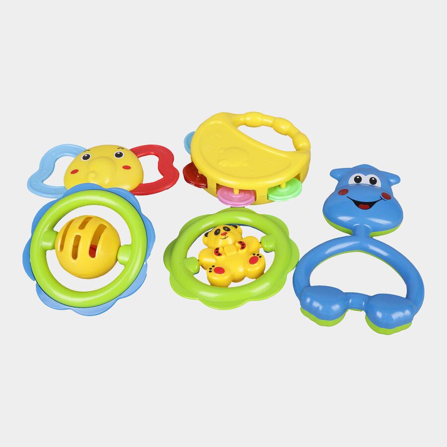 Baby Rattles, Set of 5, , large image number null