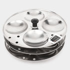3 Plate Steel Idli Stand - 12 Pcs. Idli, , small image number null