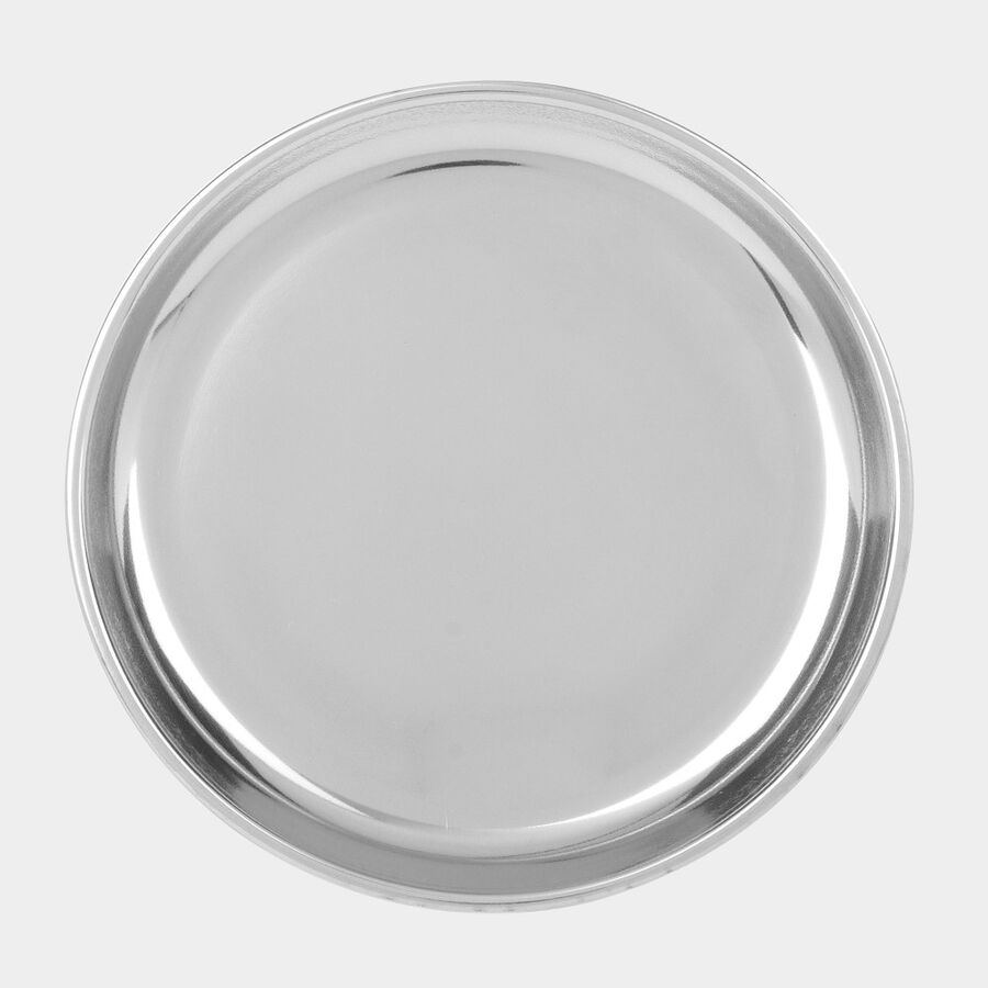 Stainless Steel Plate, 19 cm Dia., , large image number null