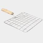 Stainless Steel Wire Roaster With Wooden Handle, , small image number null