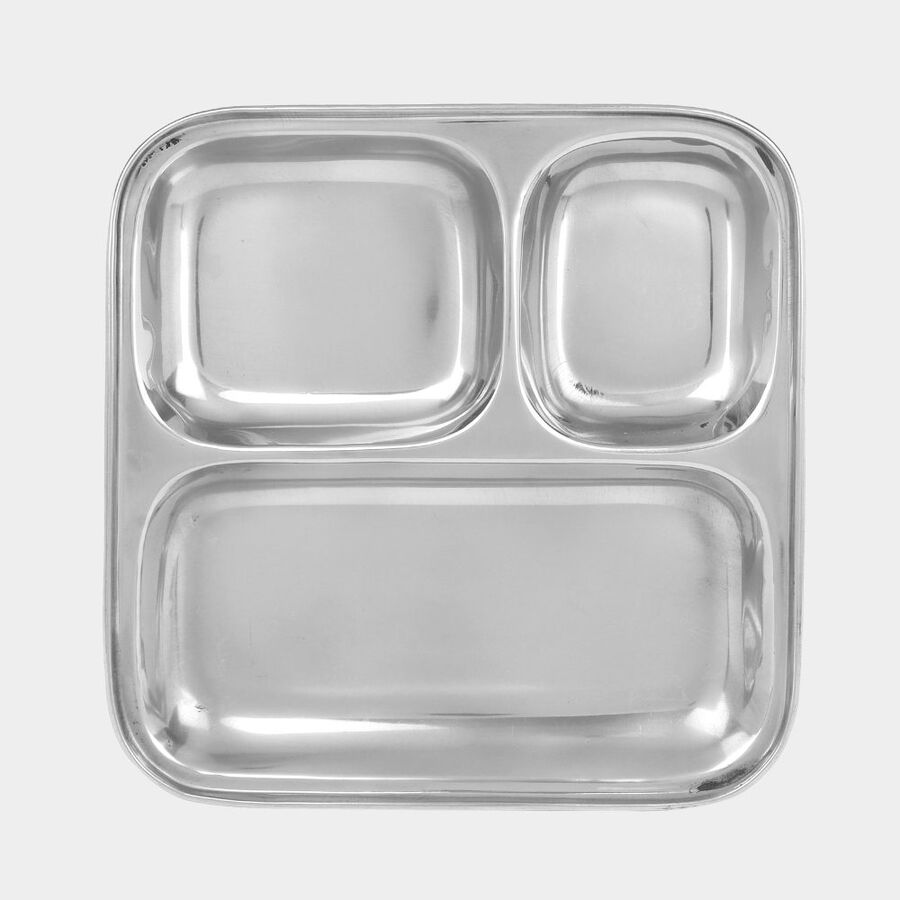 Stainless Steel Plate, 21.5 X 21.5 cm, , large image number null