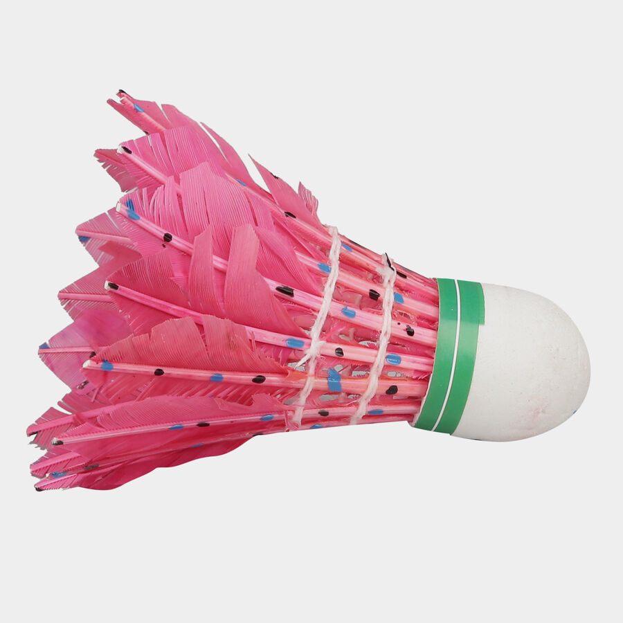 Feather Colour Dot Shuttlecock 4 Pcs., , large image number null