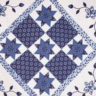 120 GSM Blue Microfiber Double Bedsheet With Pillow Cover, , small image number null