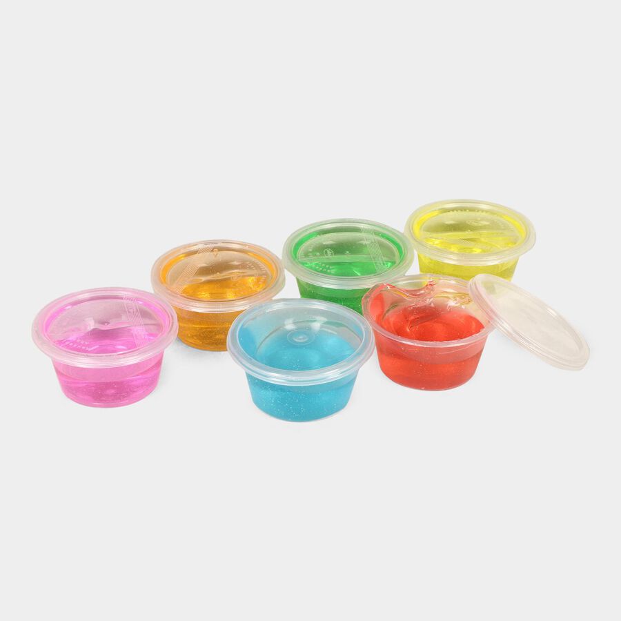Kid's Sparkling Slime,6 Shades, , large image number null