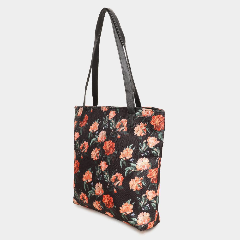 Lucky Charm Women's Multicolor Fabric-Polyester Tote Bag | Vishal