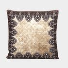 Brown Microfiber Cushion Cover, , small image number null