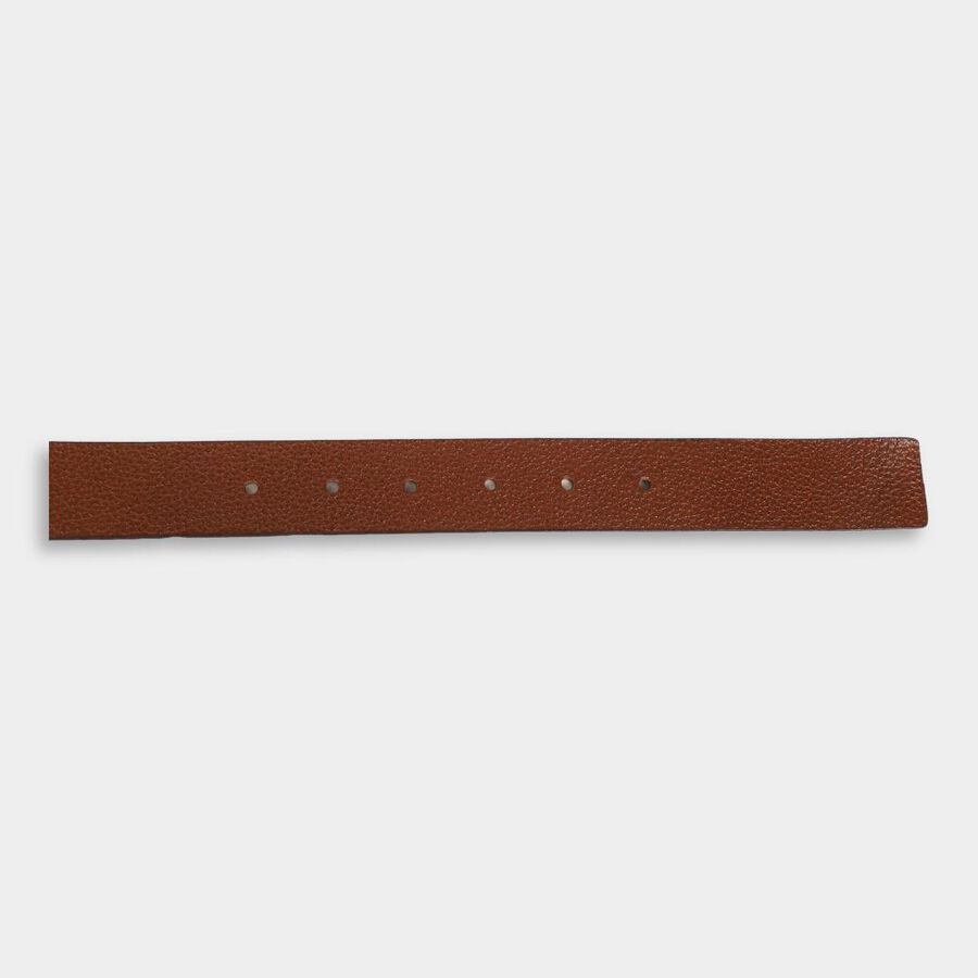 Men's Tan Leather Casual Belt, , large image number null