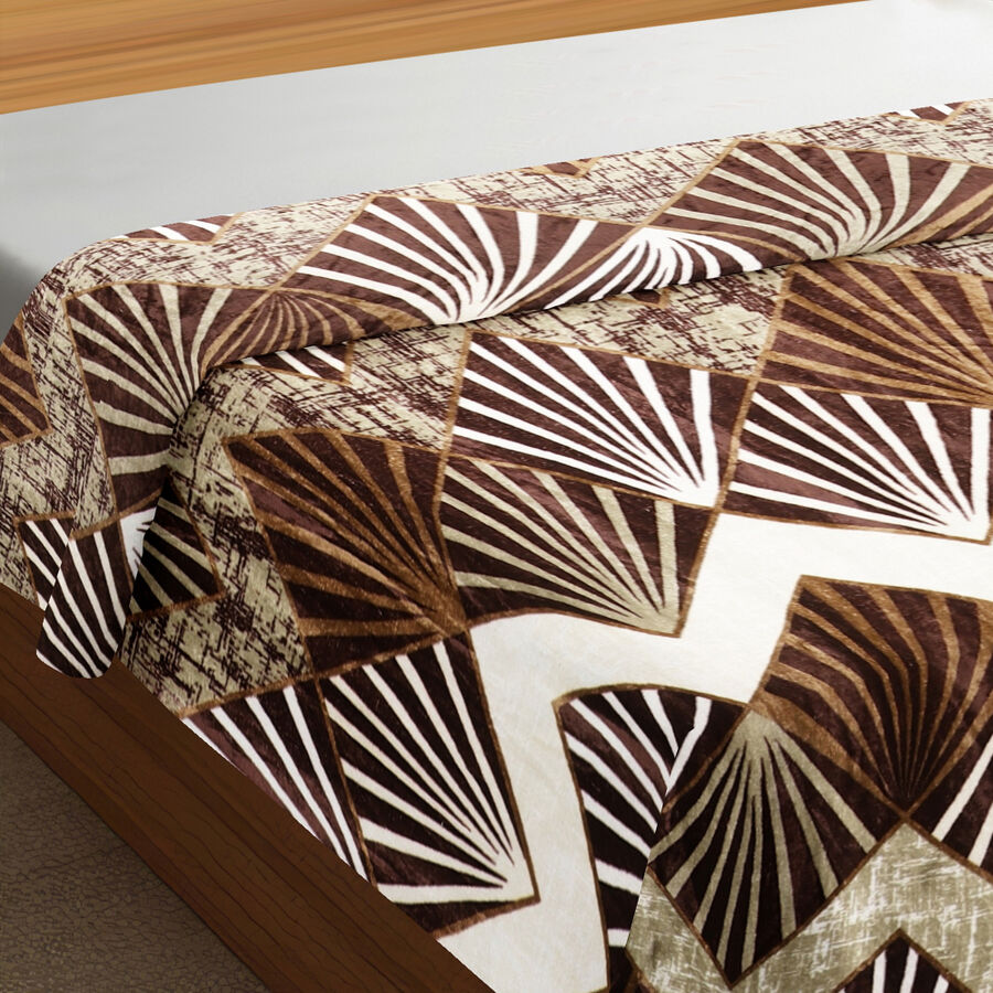 Brown Microfiber Blanket, , large image number null