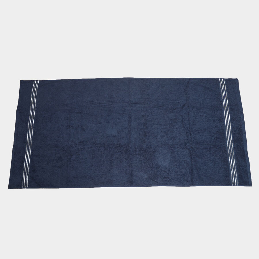 370 GSM Navy Blue Cotton Bath Towel, , large image number null