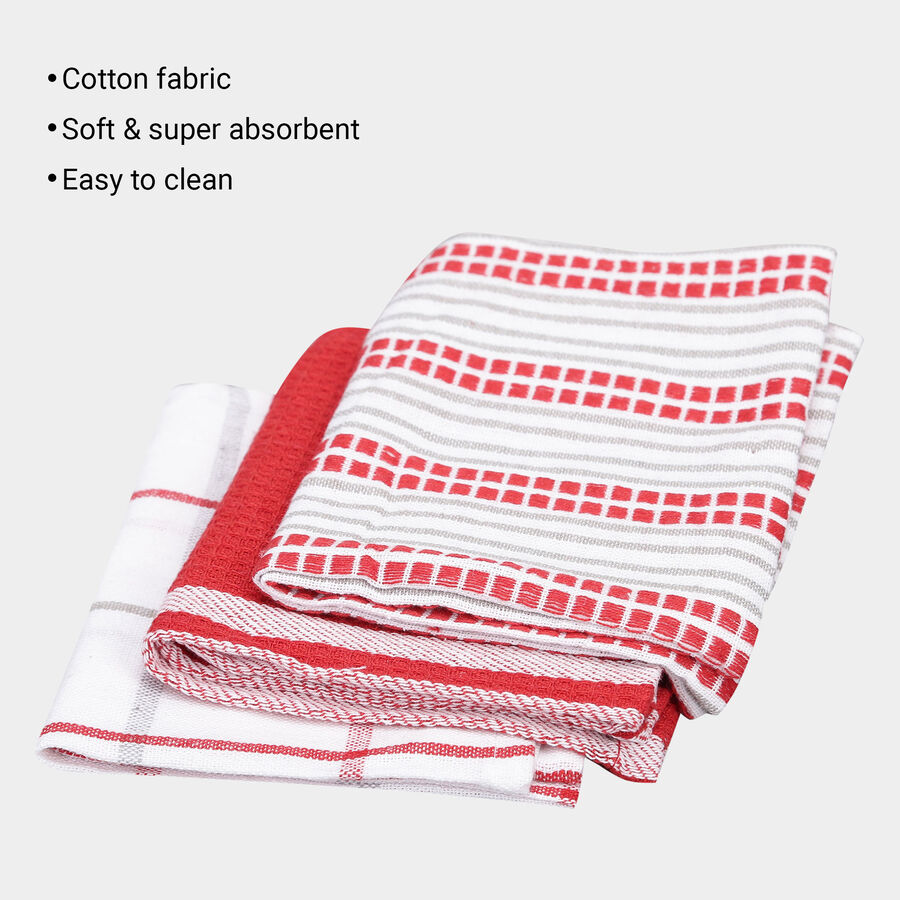Set of 3 Cotton Kitchen Napkin, , large image number null