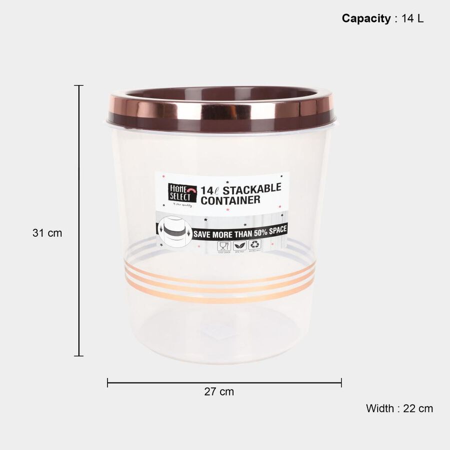 14 L Plastic Container, , large image number null