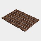 Brown Polyester Cotton Door Mat, , small image number null