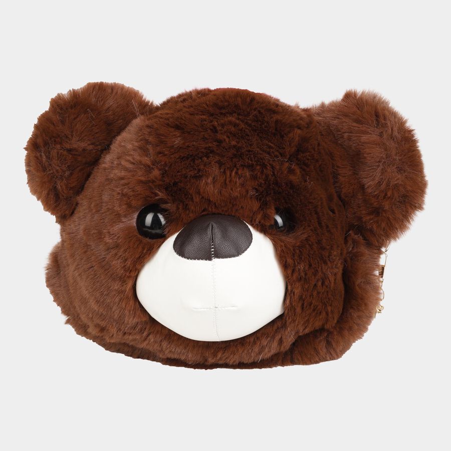 Kid's Brown Nylon and Polyester Bag, , large