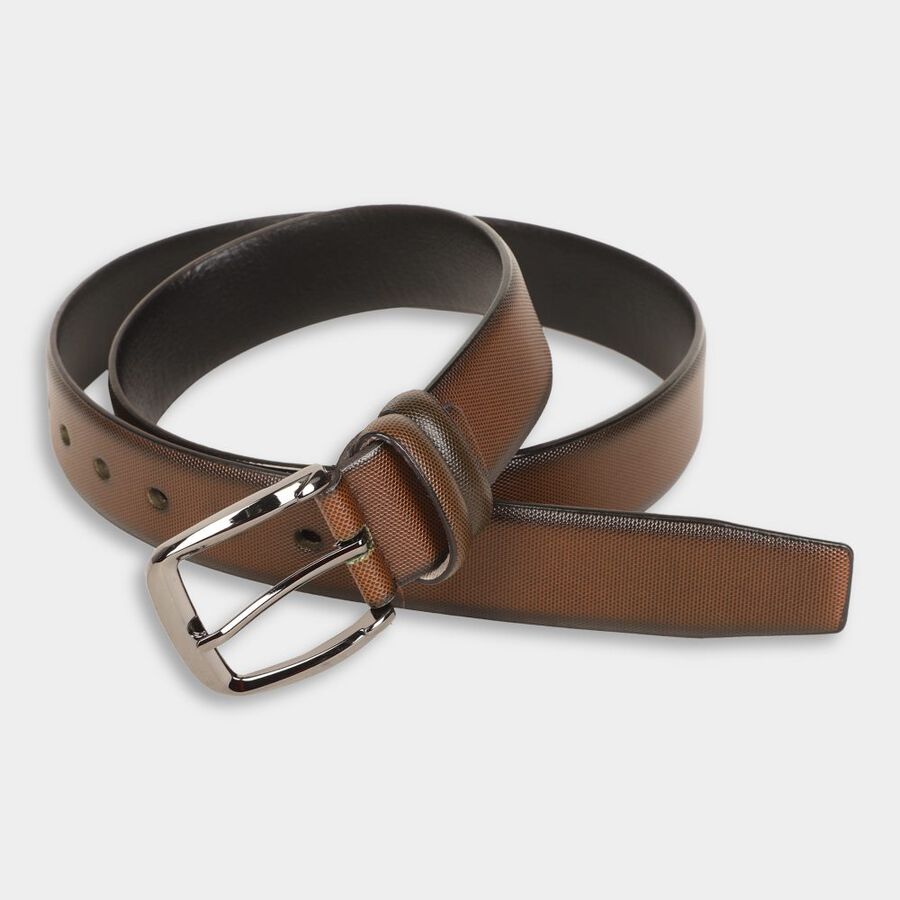 Men's Brown Polyurethane Casual Belt, , large image number null