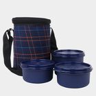 Steel Lunch Box, 3 Containers and 1 Bag, , small image number null
