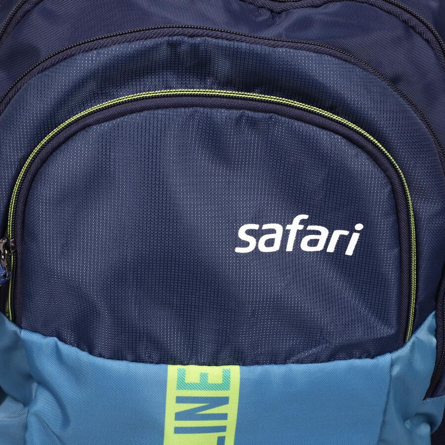 Dark Blue Polyester Backpack, 30 L (Approx), , large image number null