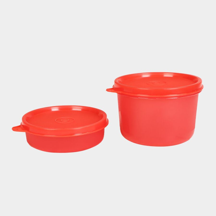 Plastic Lunch Box - 3 Containers With Bag, , large image number null