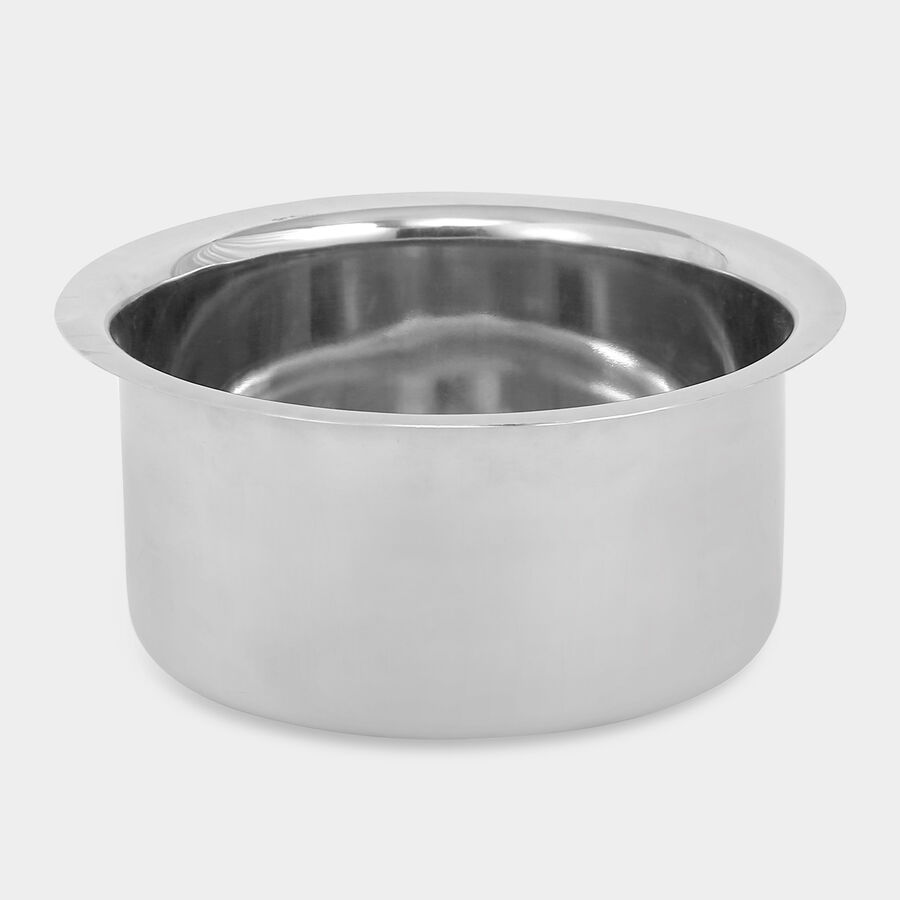 Stainless Steel Tope (Patila) - 23 cm (2.8 L), Induction Compatible, , large image number null