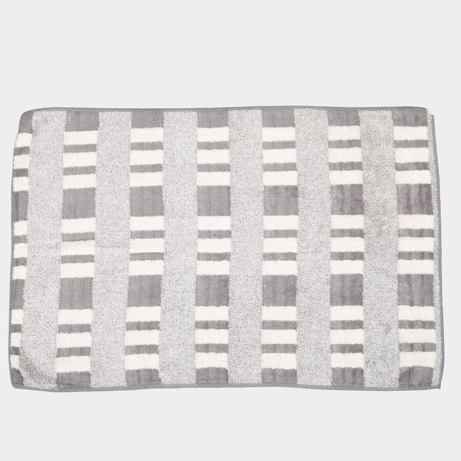 330 GSM Grey Microfiber Hand Towel, , large