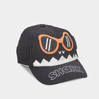 Kids' Black Nylon/Polyester Cap, , small image number null