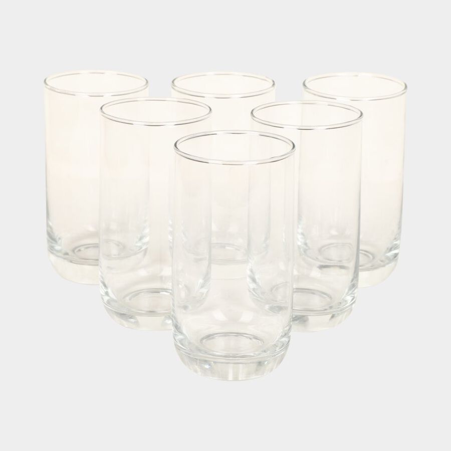 290 ml Glass Tumbler Set of 6, , large image number null