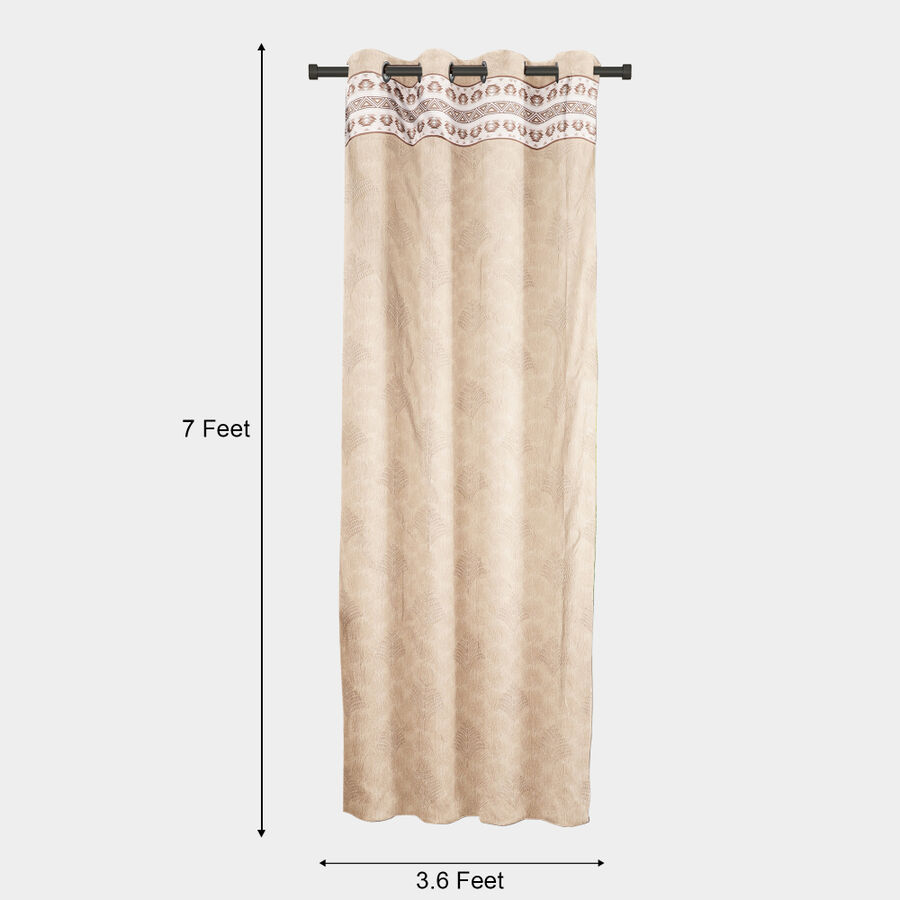 7ft. Off-White Polyester Curtain, , large image number null
