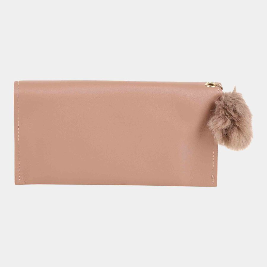 Women's Pink Polyurethane Handbag, , large image number null