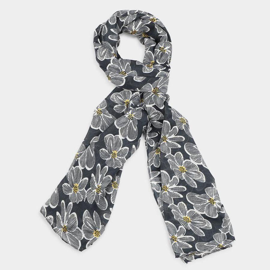 Woman's Black Scarf, , large