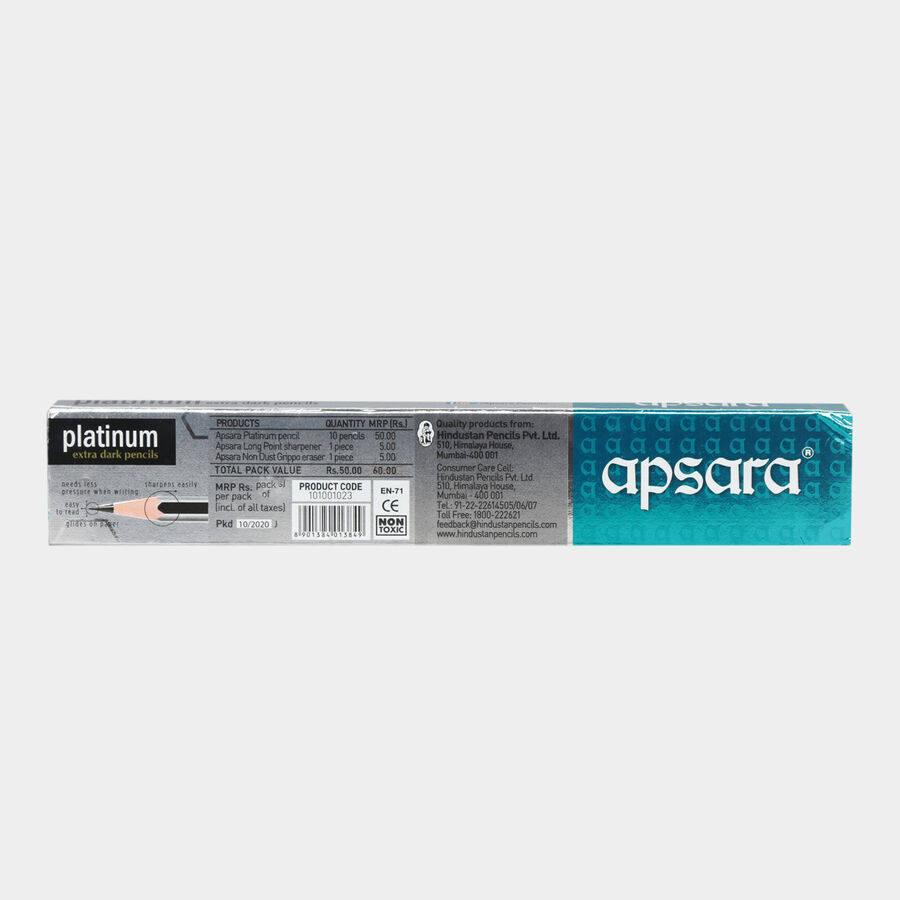 Platinum Extra Dark Pencil (Pack of 10), , large image number null
