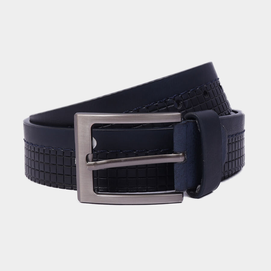 Men Casual Black Belt (32 in.), , large image number null