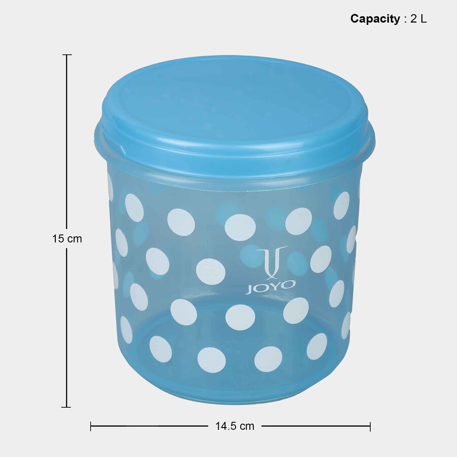 Air-Tight Plastic Container, Set of 4 - 500 ml | 2 L | 5 L | 7.5 L, , large image number null