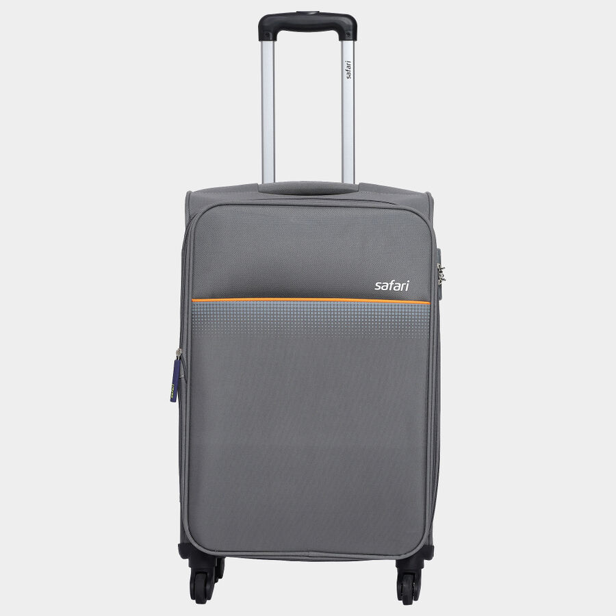 8 Wheels Dark Grey Polyester Trolley, , large image number null