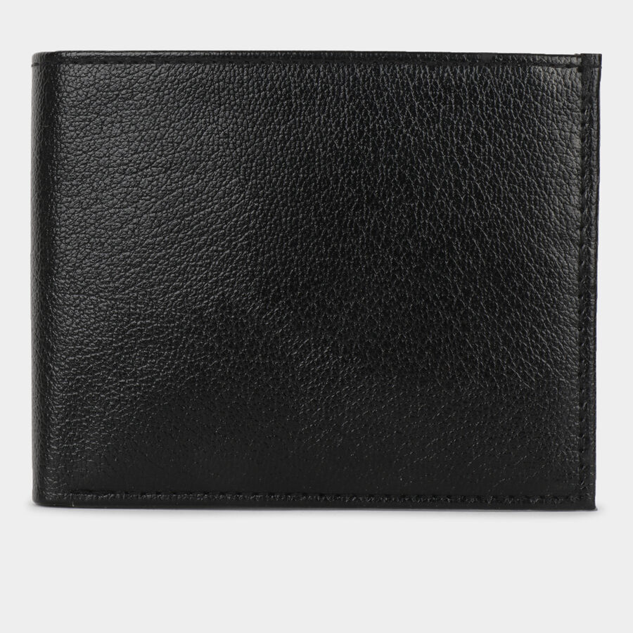 Men's Black Polyurethane Wallet, , large image number null